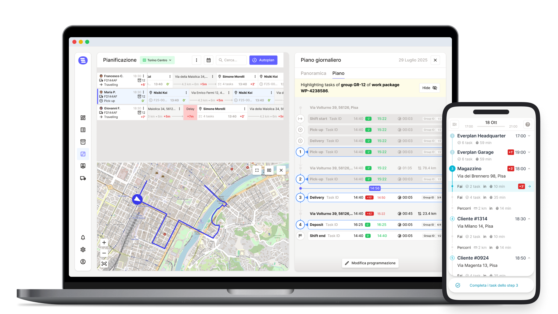 Planning operativo AI-driven