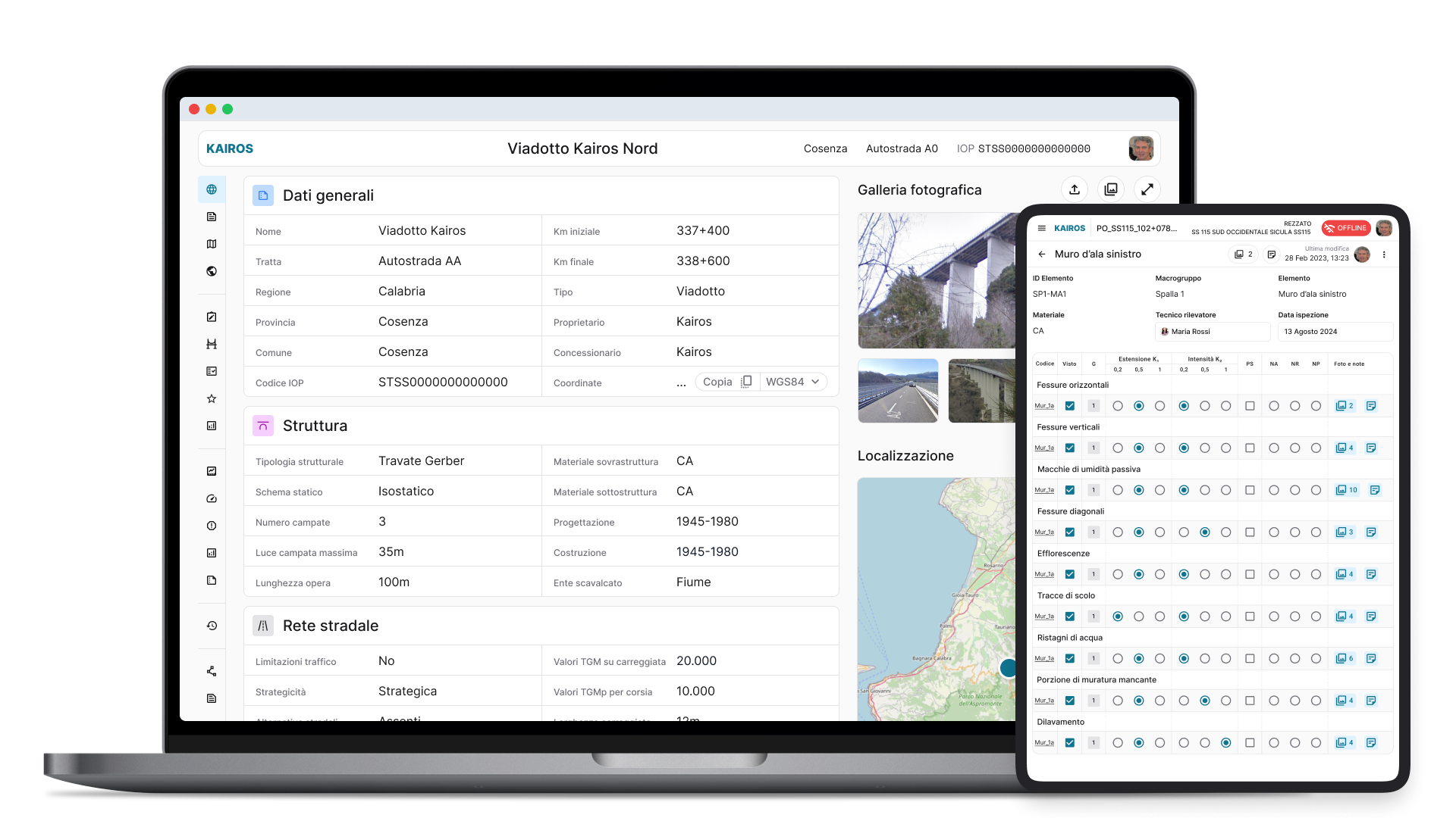 Monitora le infrastrutture critiche